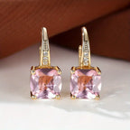 Stone Drop Earrings, view 7
