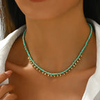 Turquoise Beaded Choker