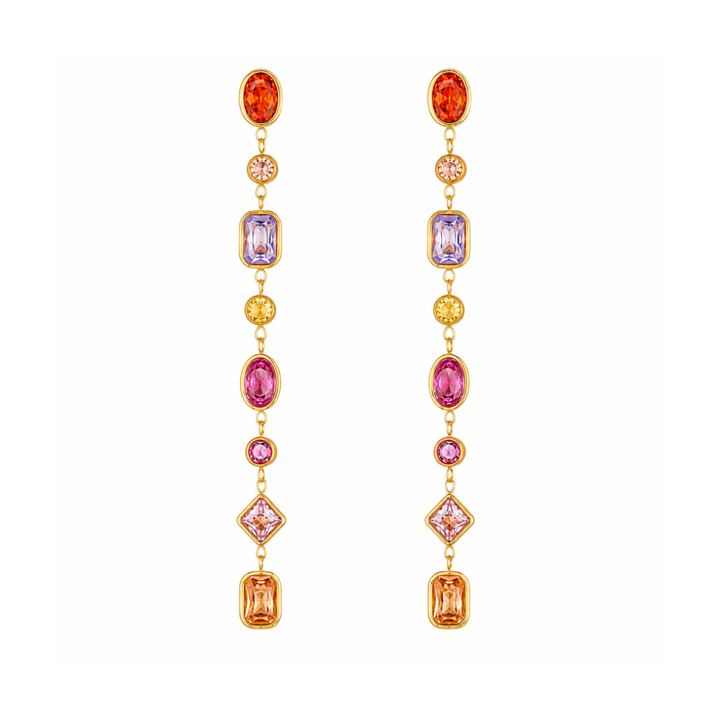 Mixed Cut Stone Drops
