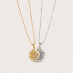 Sun and Moon Necklace Set