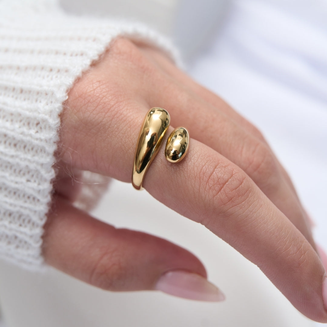 Sculptural Wrap Ring, view 3