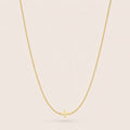 Sideways Cross Necklace