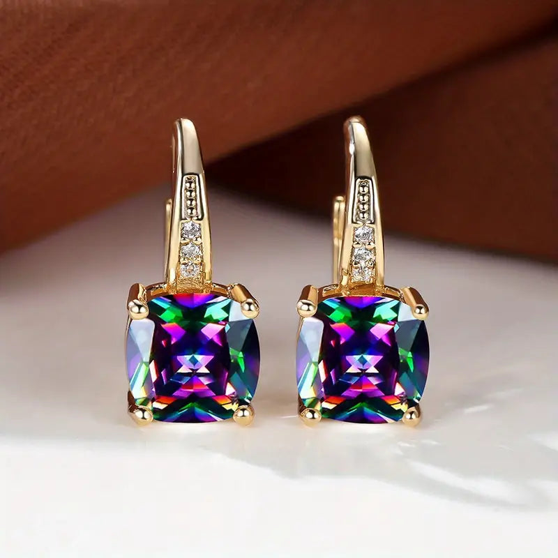 Stone Drop Earrings