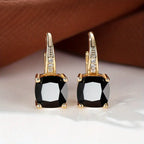 Stone Drop Earrings, view 3