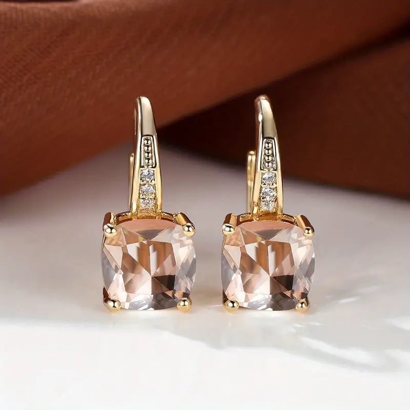 Stone Drop Earrings, view 10