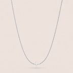 Sideways Cross Necklace, view 3
