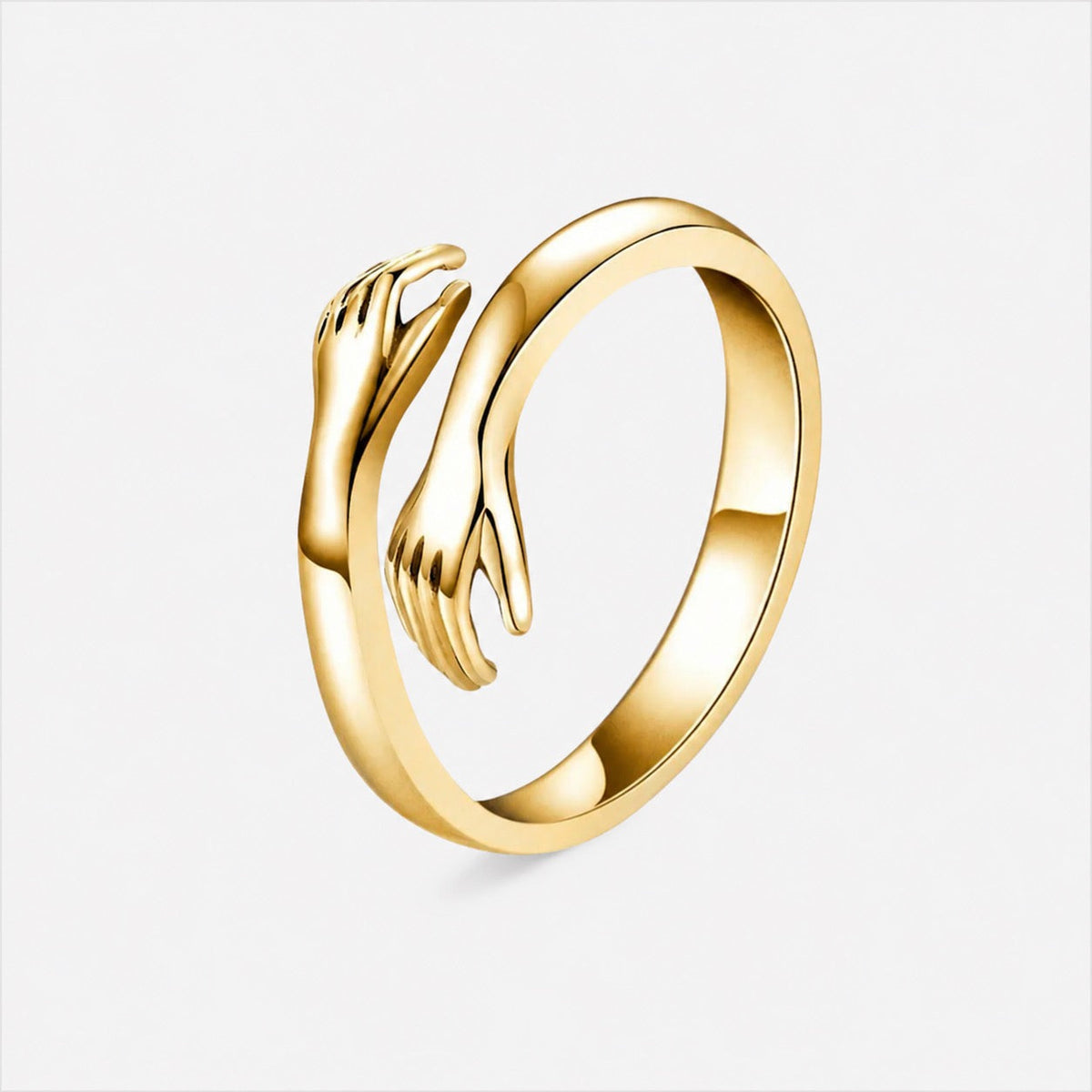 Embracing Hands Ring