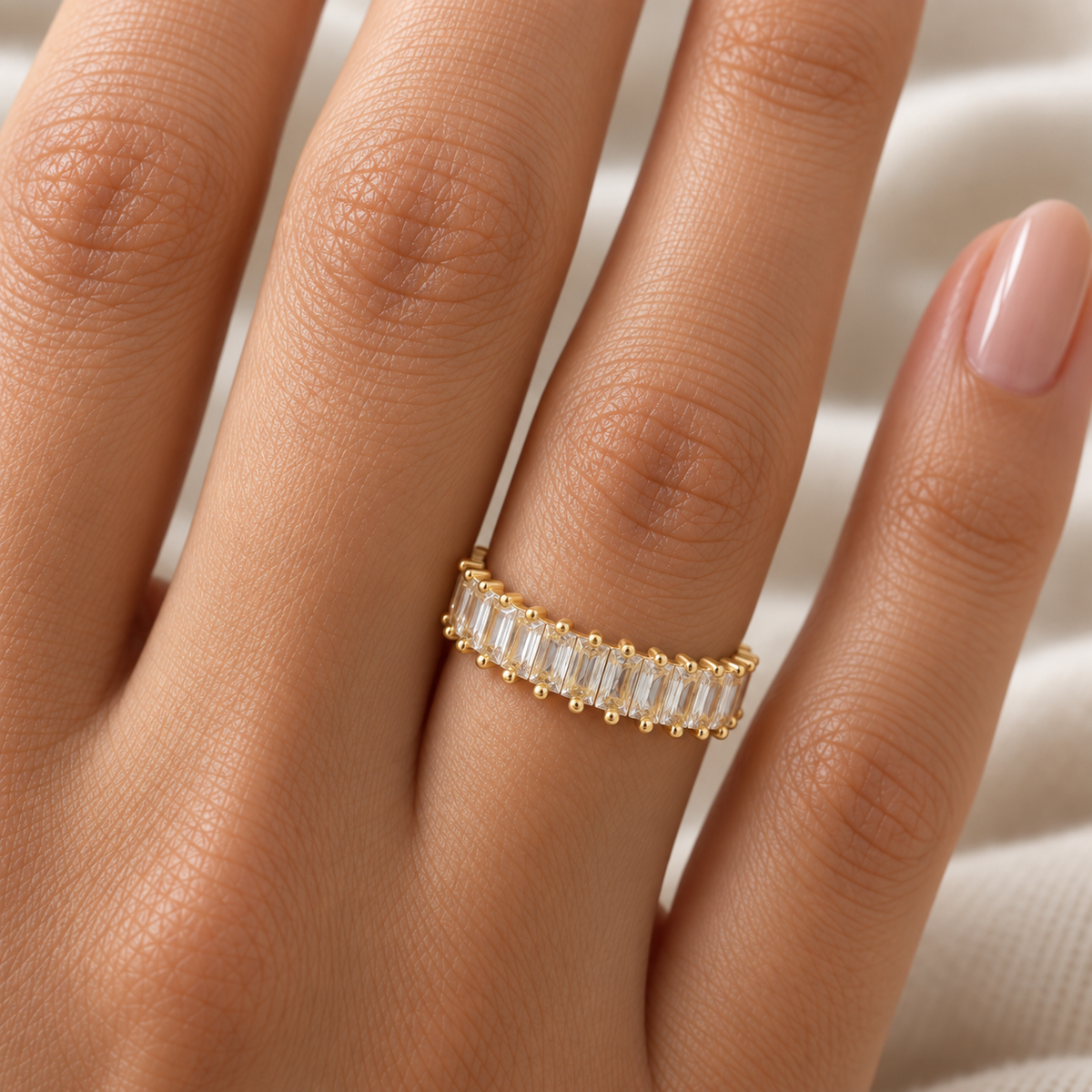 Baguette Stone Ring