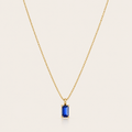 Blue Stone Pendant Necklace