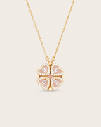 Four Heart Clover Necklace