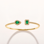 Green Stone Bangle