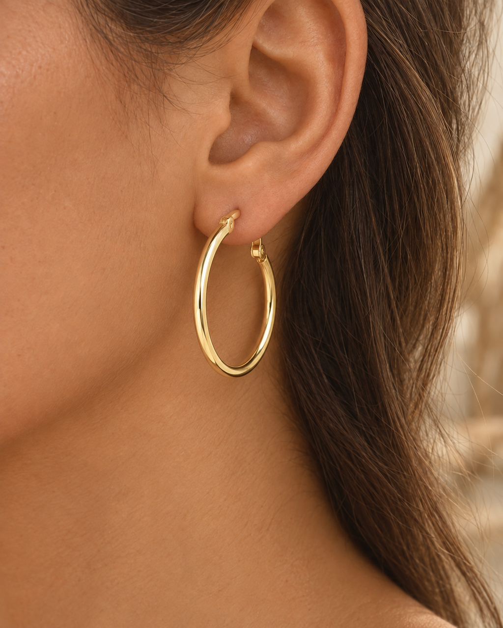 Chunky Gold Hoops