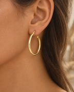 Chunky Gold Hoops