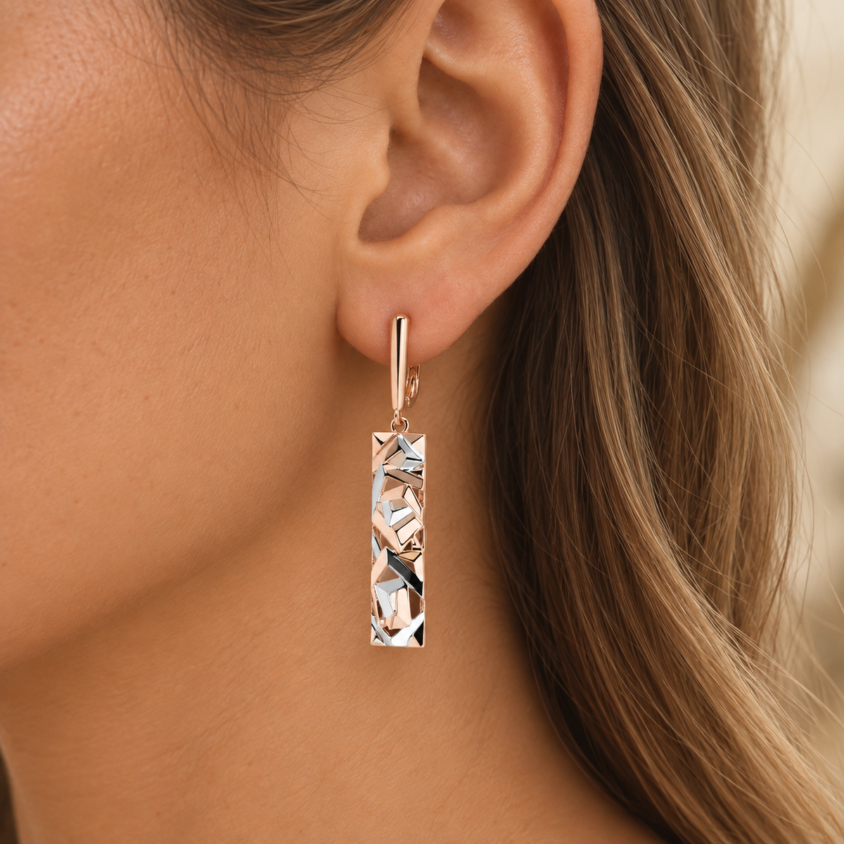 Mosaic Drop Earrings