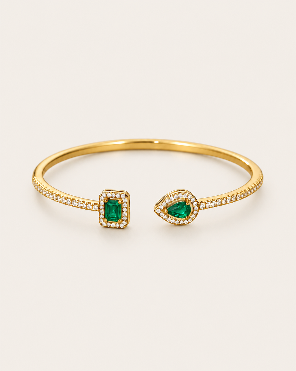 Green Stone Bangle