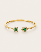 Green Stone Bangle