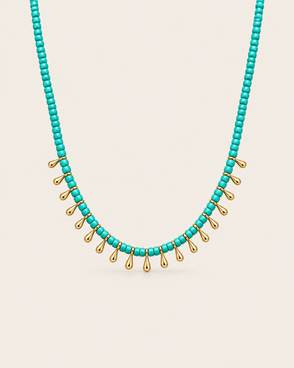 Turquoise Beaded Choker