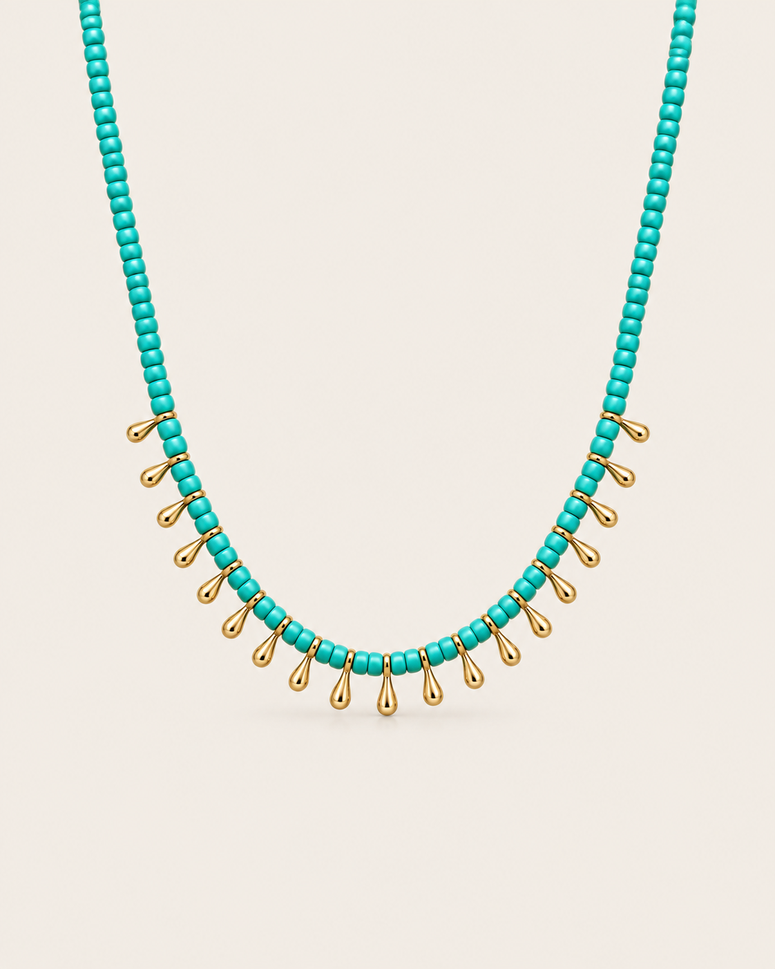 Turquoise Beaded Choker