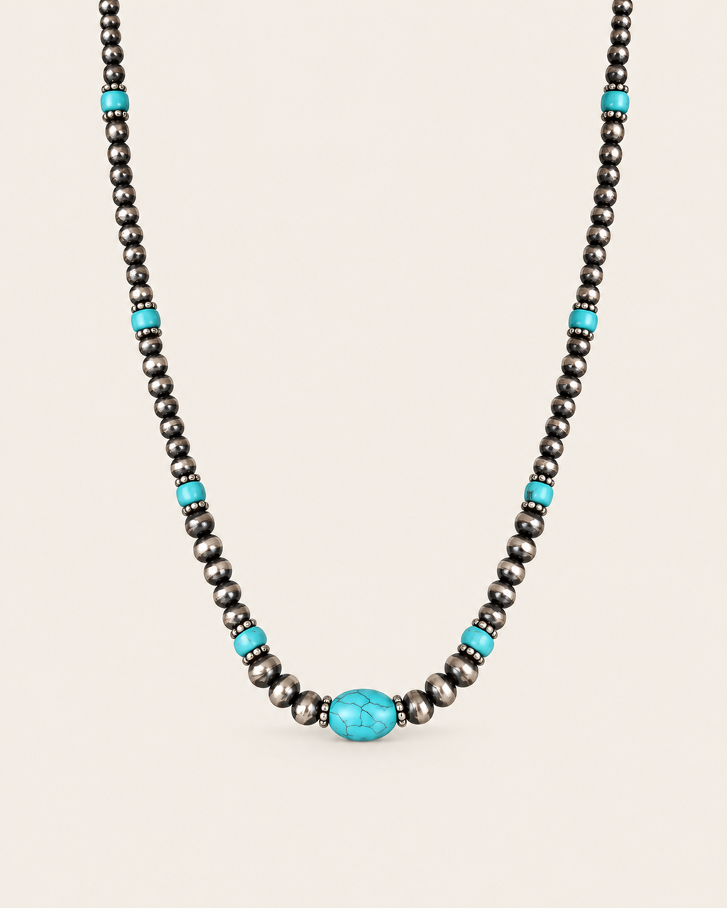 Turquoise Bead Necklace