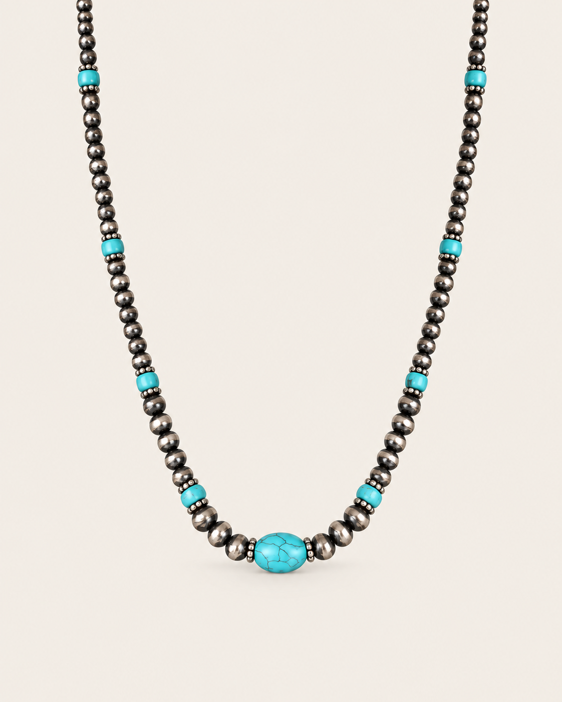 Turquoise Bead Necklace