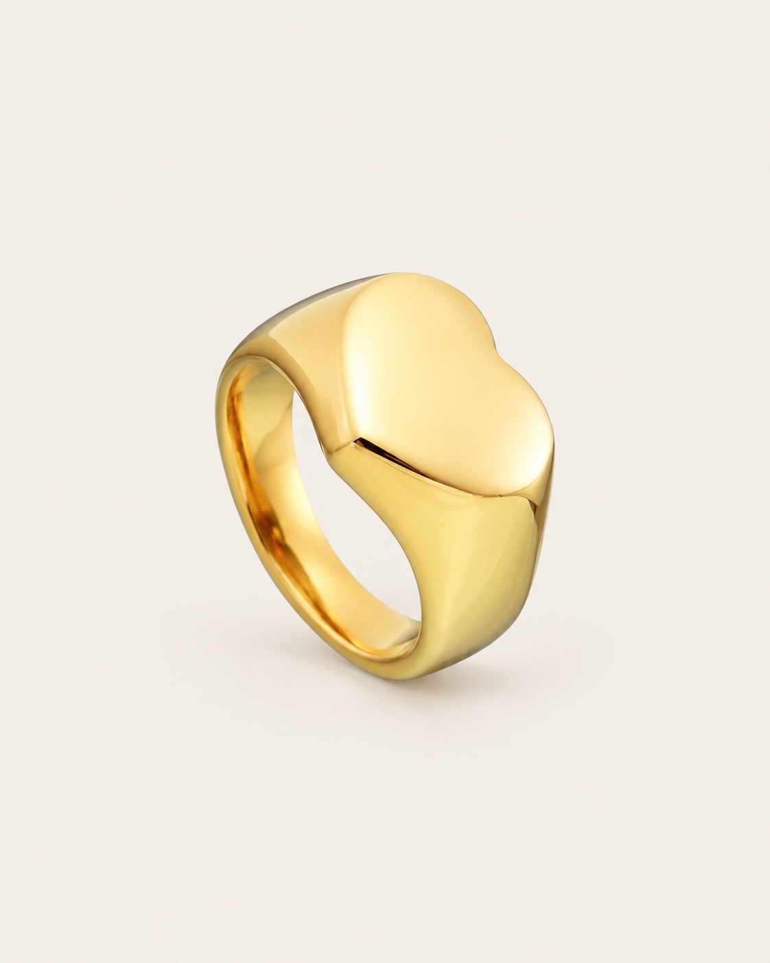 Puffed Heart Ring