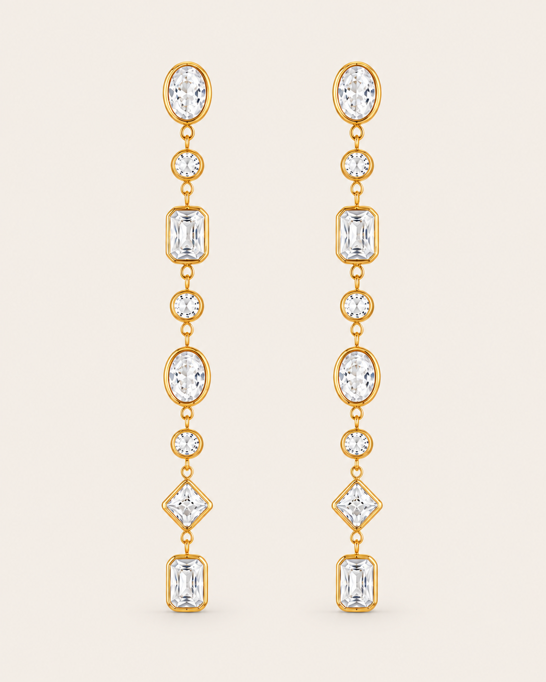 Mixed Cut Stone Drops