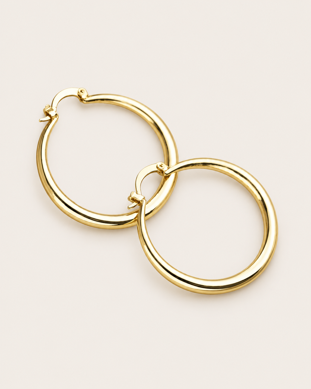 Chunky Gold Hoops
