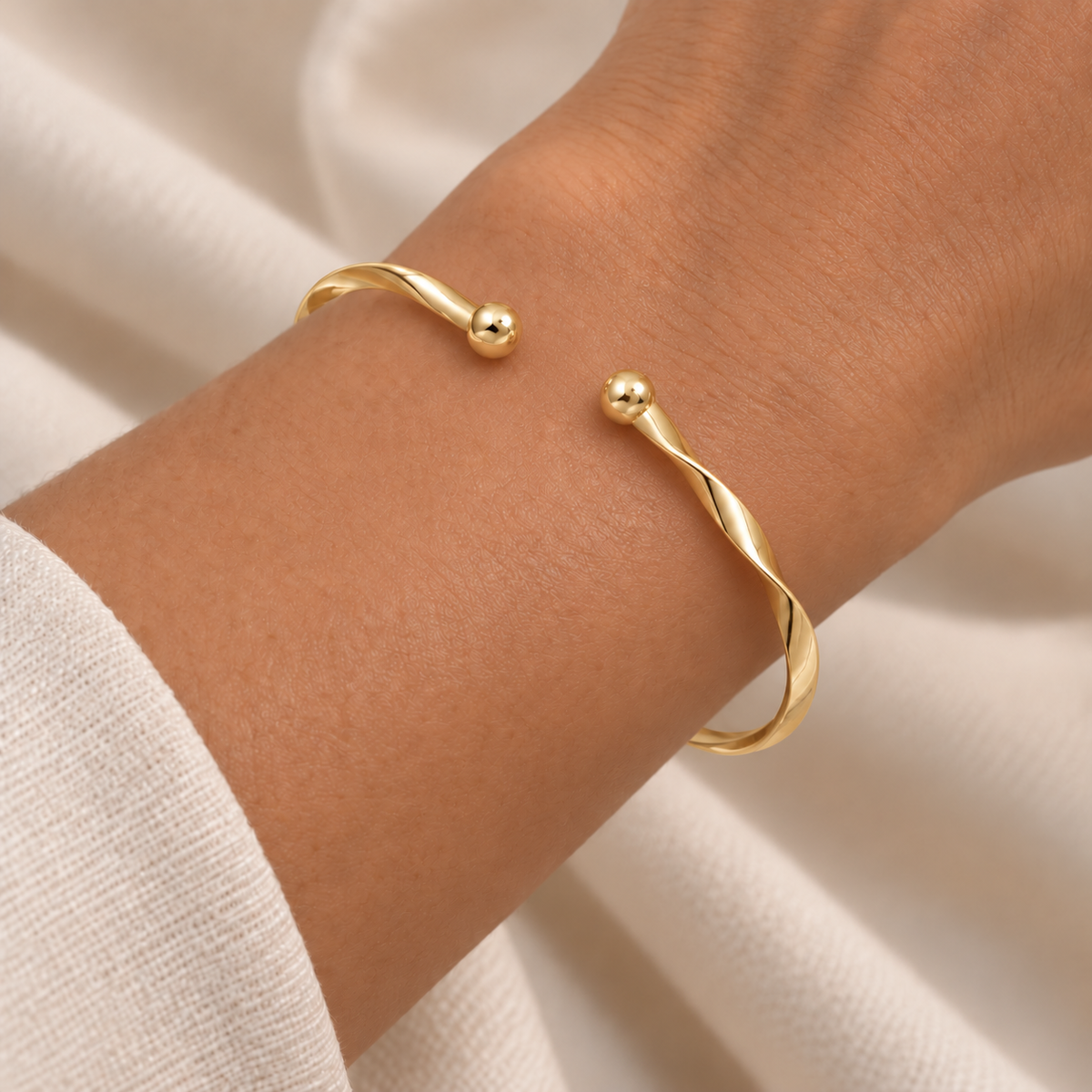 Wave Cuff Bangle