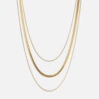 Triple Layer Chain Necklace