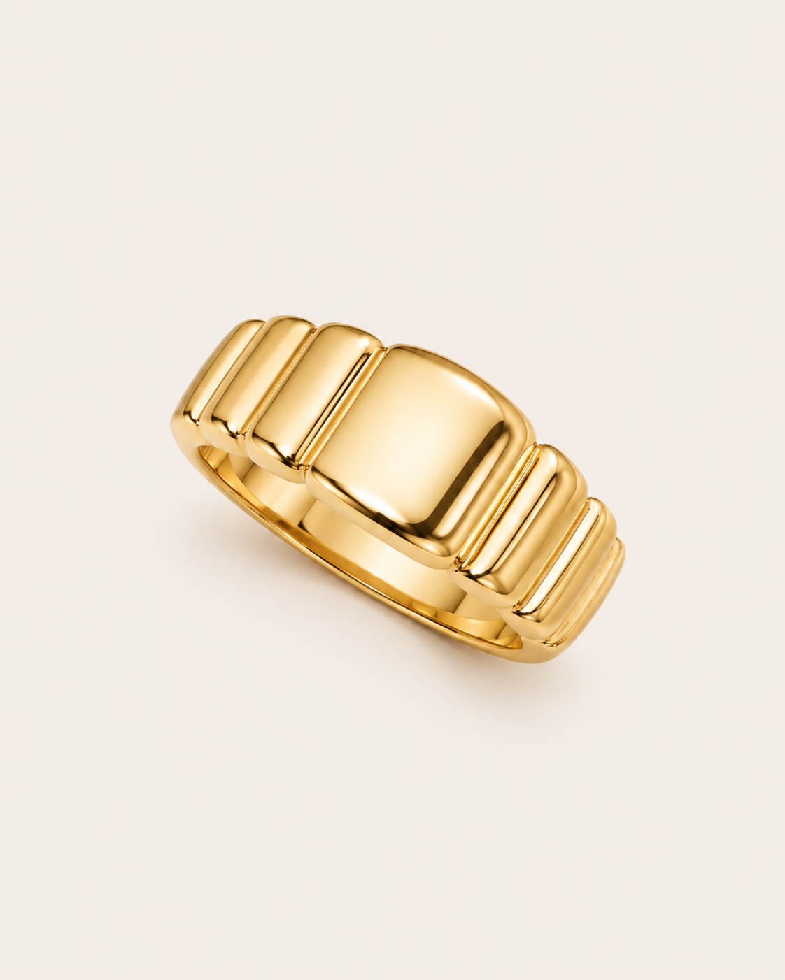 Ridged Band Ring