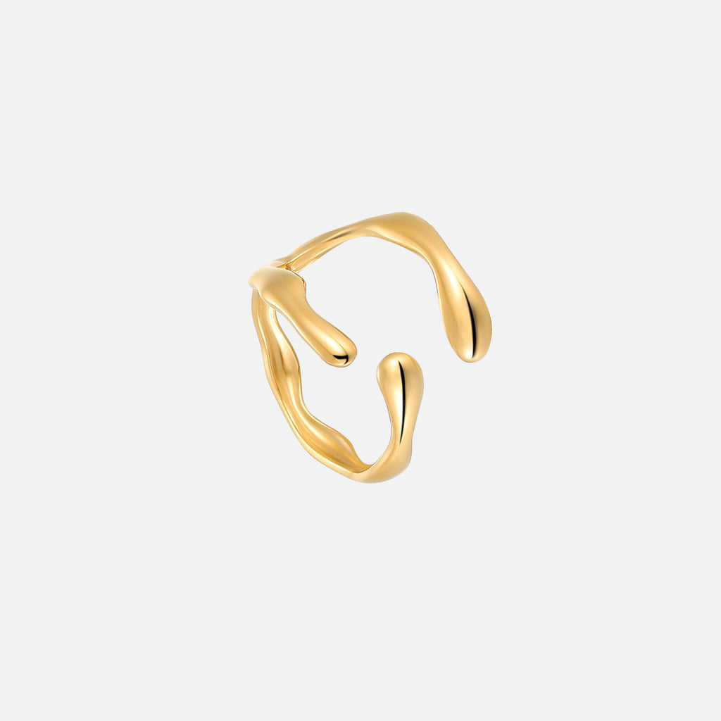 Wave Open Ring