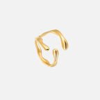 Wave Open Ring