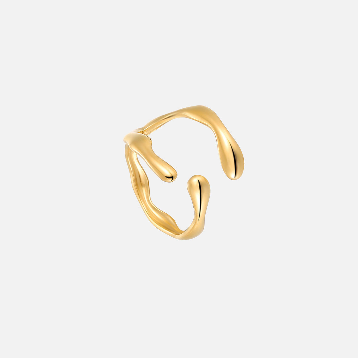 Wave Open Ring