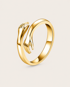 Embracing Hands Ring