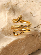 Coiled Snake Ring, view 2