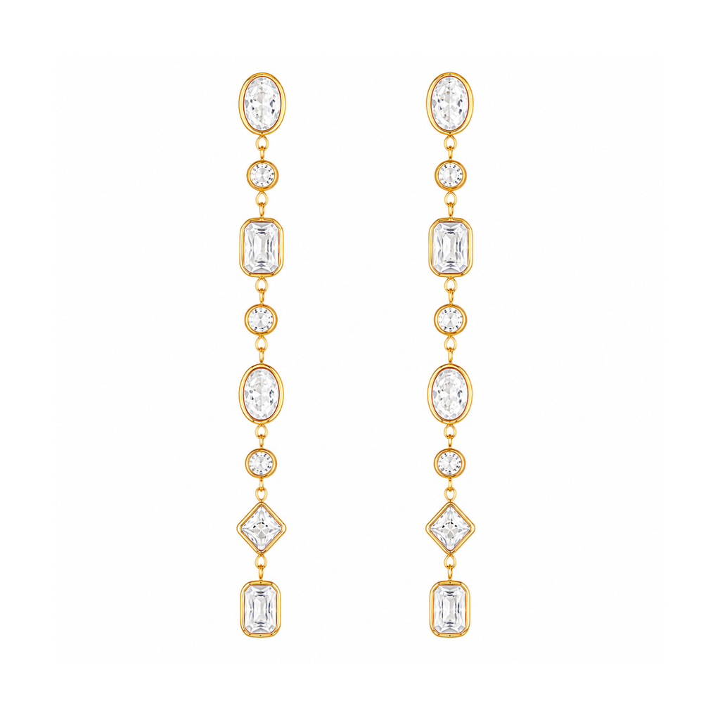 Mixed Cut Stone Drops, view 6