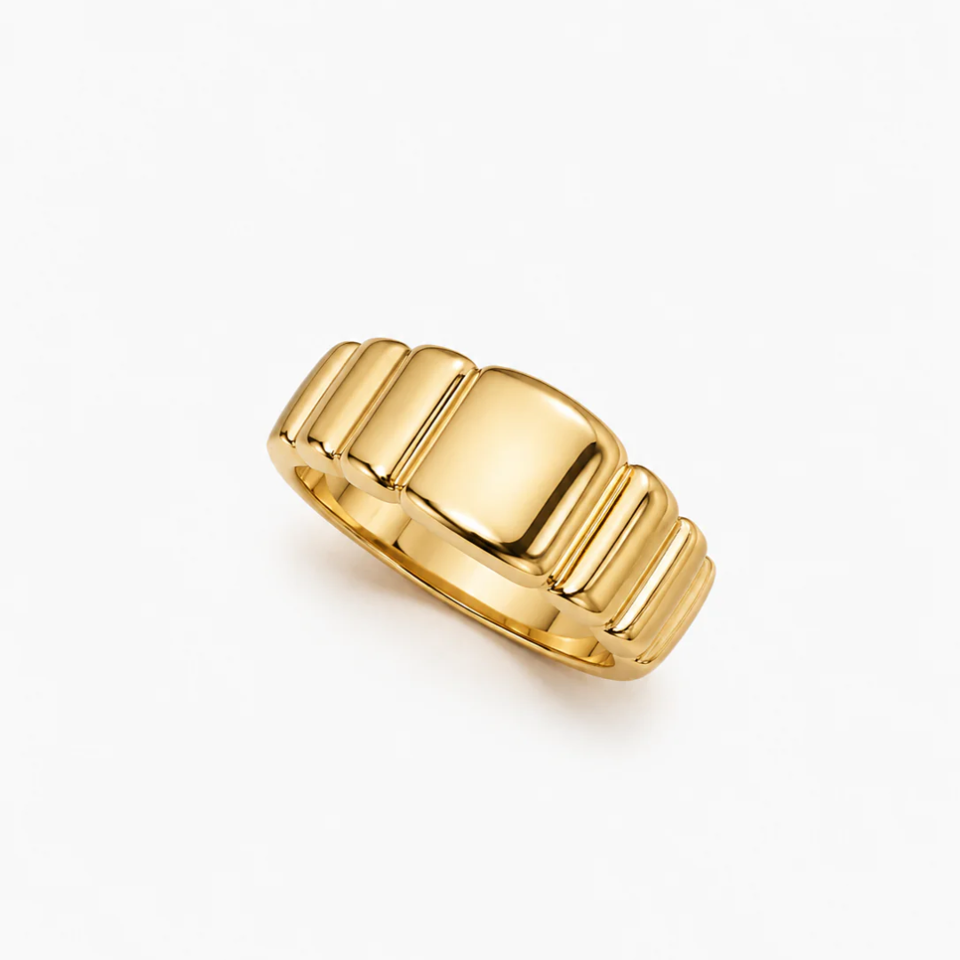 Ridged Band Ring