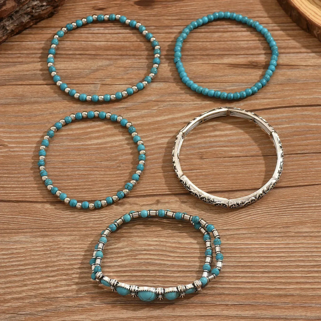 Turquoise Bracelet Stack, view 5