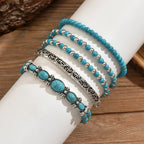 Turquoise Bracelet Stack, view 4