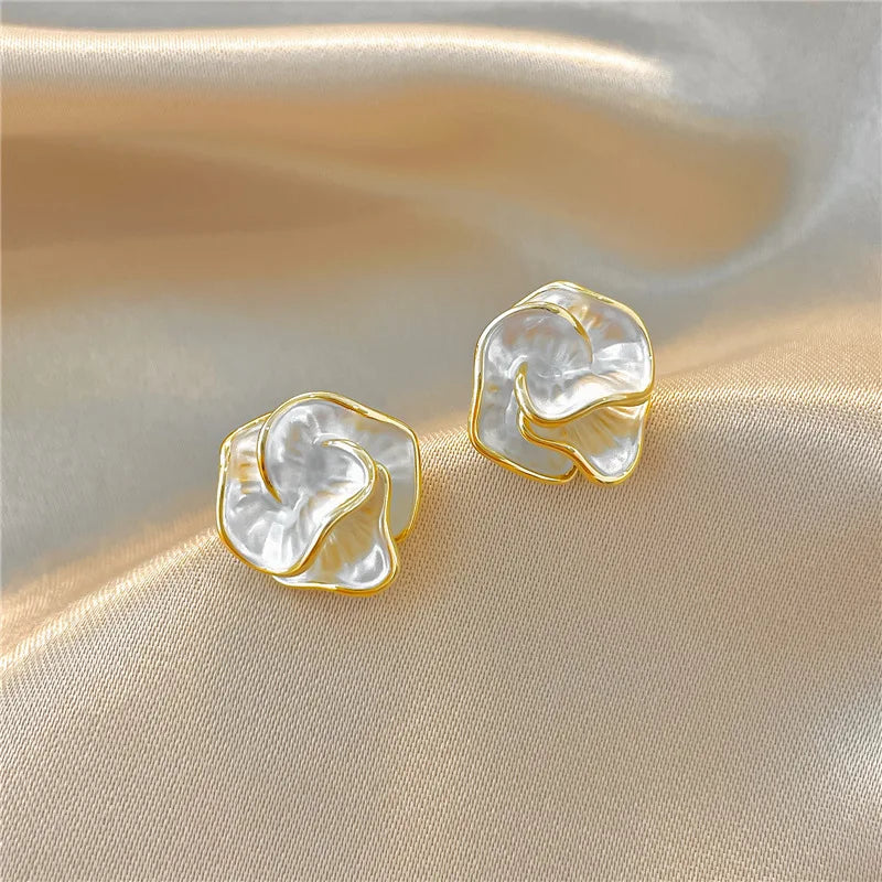 Clear Petal Studs