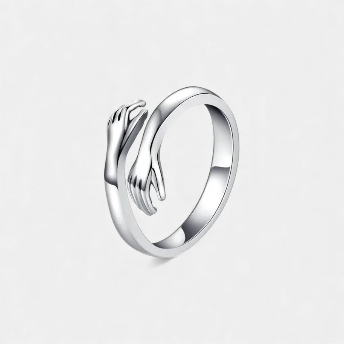Embracing Hands Ring