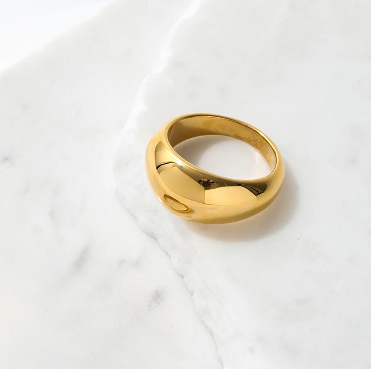 Smooth Dome Ring, view 4