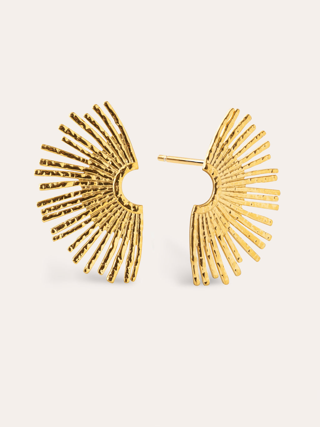 Sunburst Fan Studs, view 4