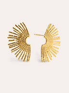 Sunburst Fan Studs, view 4