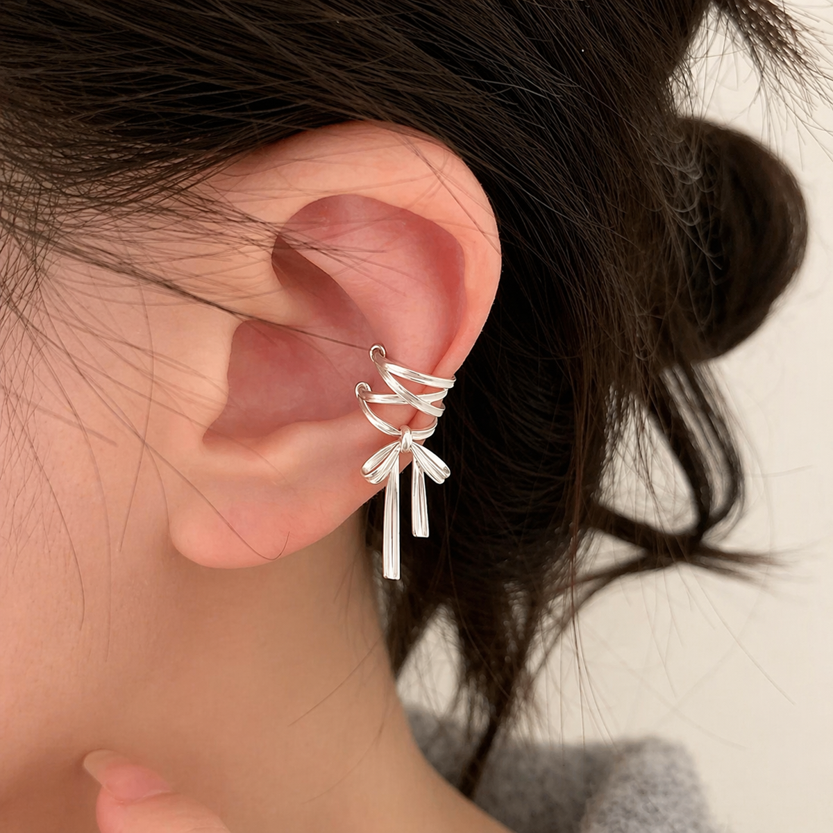 Bow Ear Cuffs, view 2
