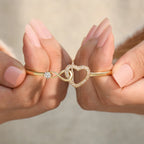 Infinity Heart Bangle, view 3