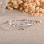 Infinity Heart Bangle, view 8