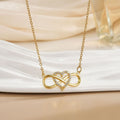 Infinity Heart Necklace, view 2
