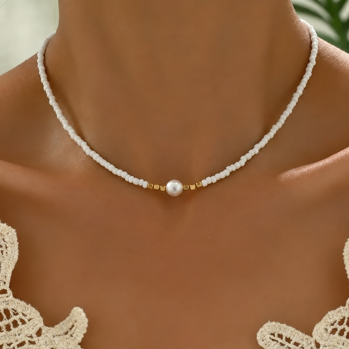 Seed Pearl Necklace