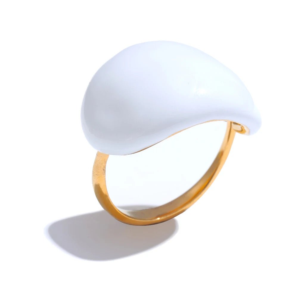 Enamel Drop Ring, view 4